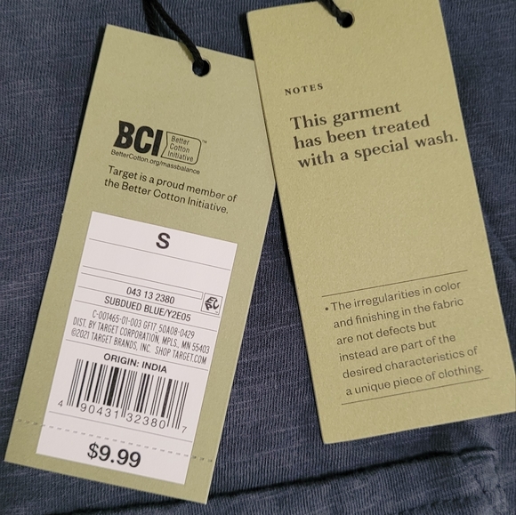 Mens Goodfellow & Co size Small Tee in subdued blue - Picture 3 of 7